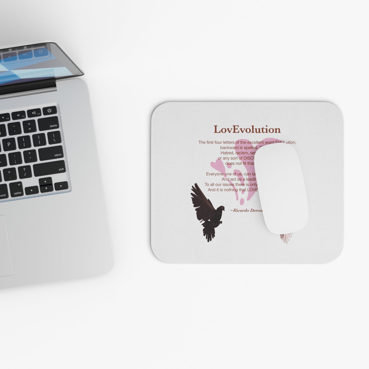 Ricardo Derose LovEvolution_Mouse Pad (Rectangle)