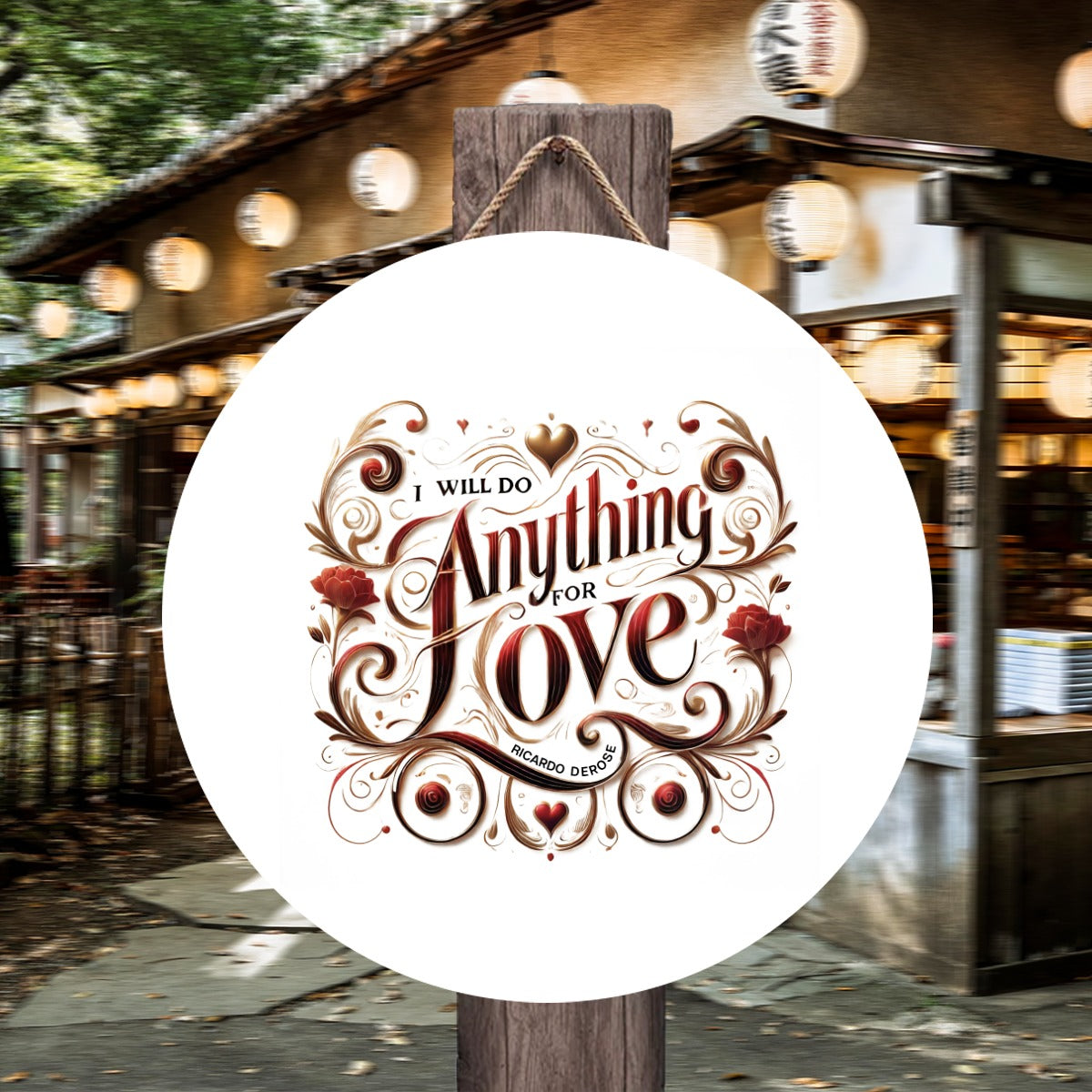 Round House Number Door Hanger