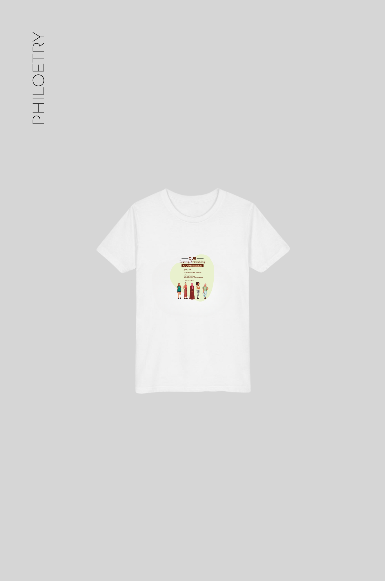 Our Living Breathing Goddesses - Youth Short Sleeve Tee