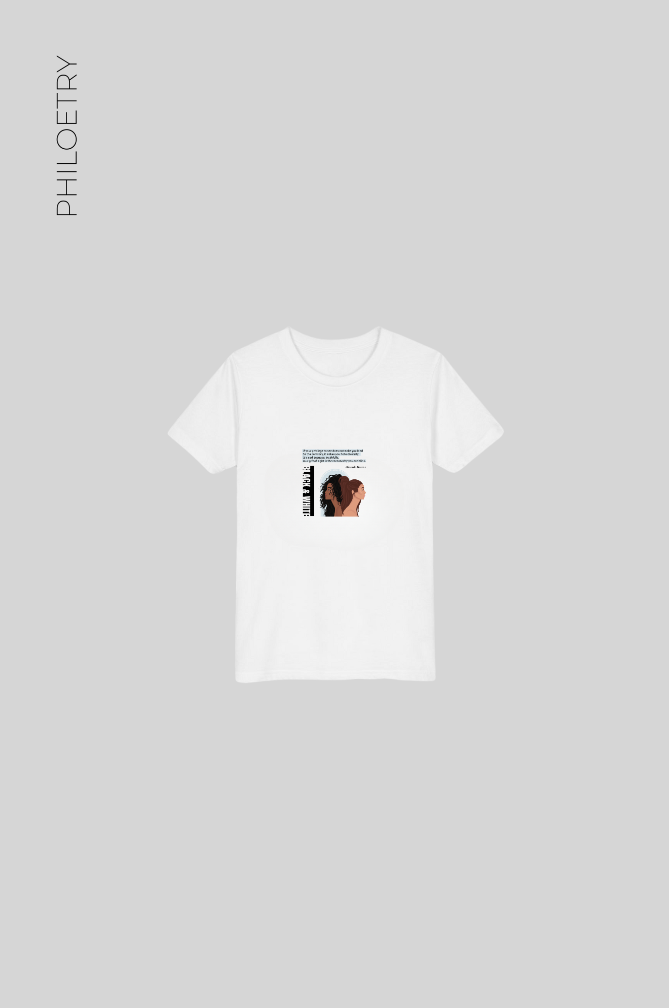 Black and White - Youth Short Sleeve Tee