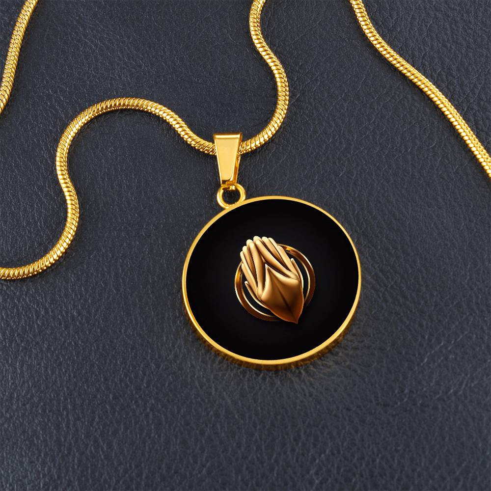 Respect Symbol Circle Necklace