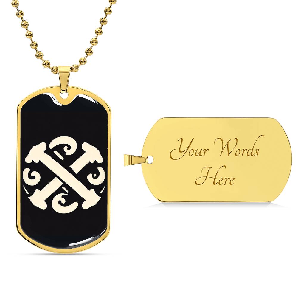 Ricardo Derose Strength Symbol Necklace