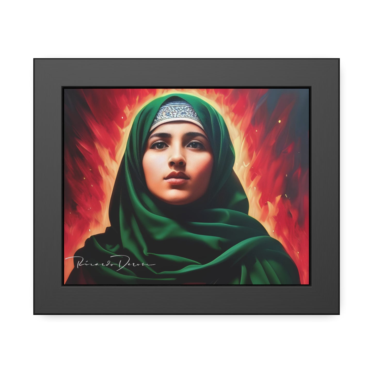 Palestine Girl Framed Poster