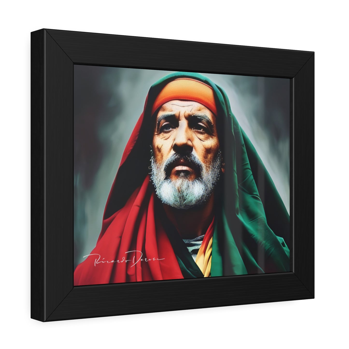 Palestine Old Man Framed Poster