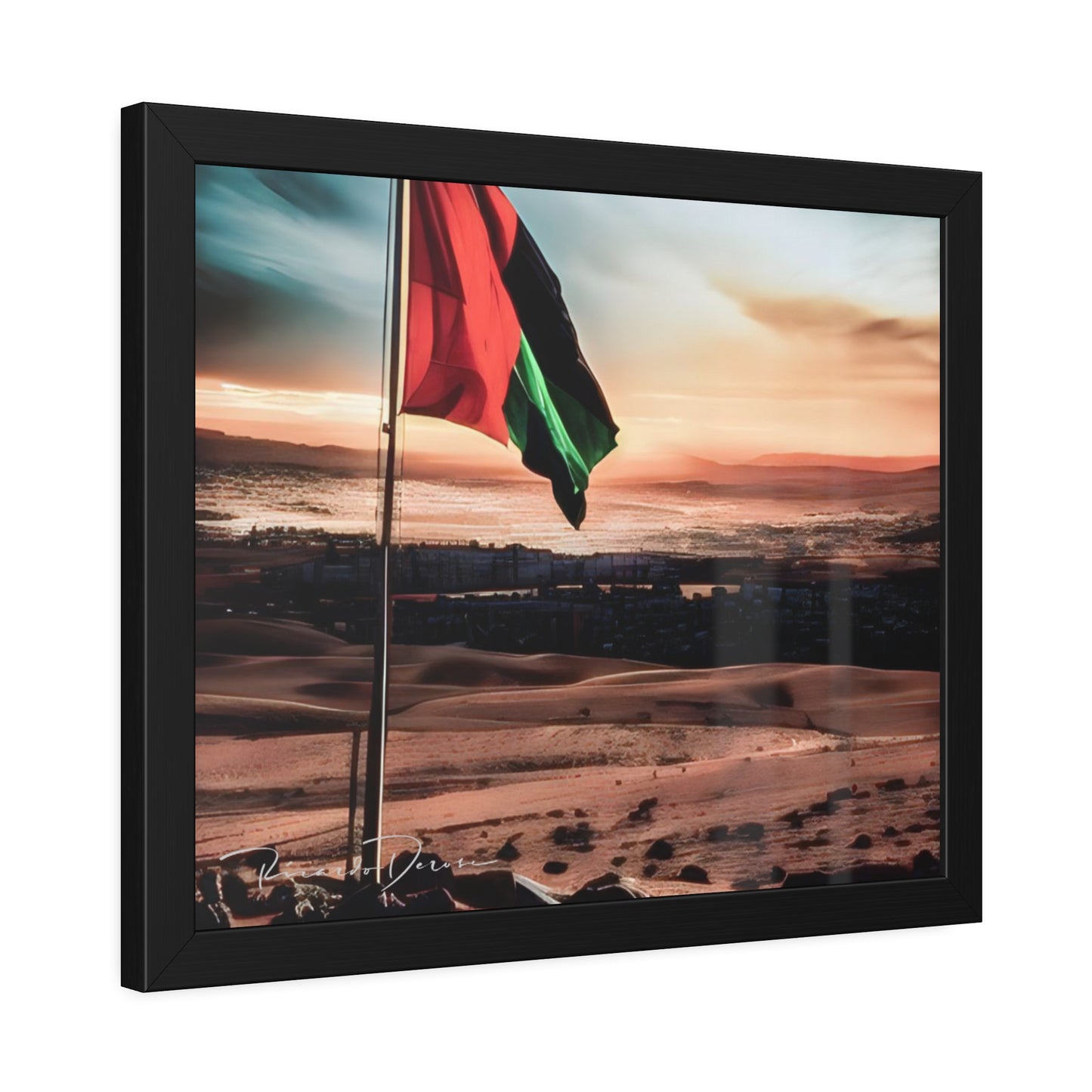 Palestine Flag Framed Poster