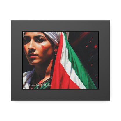 Palestine Girl Framed Poster