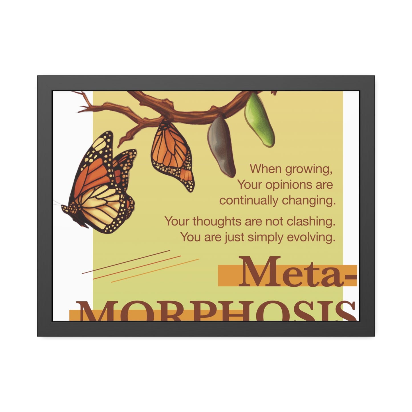 Metamorphosis Framed Paper Posters