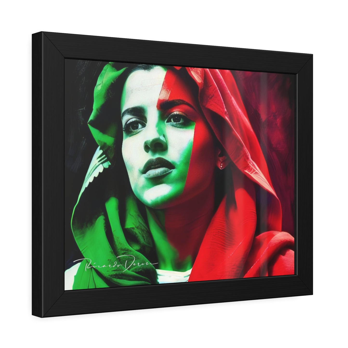 Palestine Girl Framed Poster