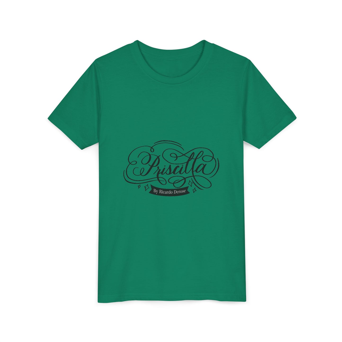 Personalized Priscilla Youth Short Sleeve Tee - Stylish & Comfortable Kids' T-Shirt