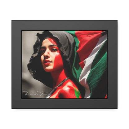 Palestine Girl Framed Poster