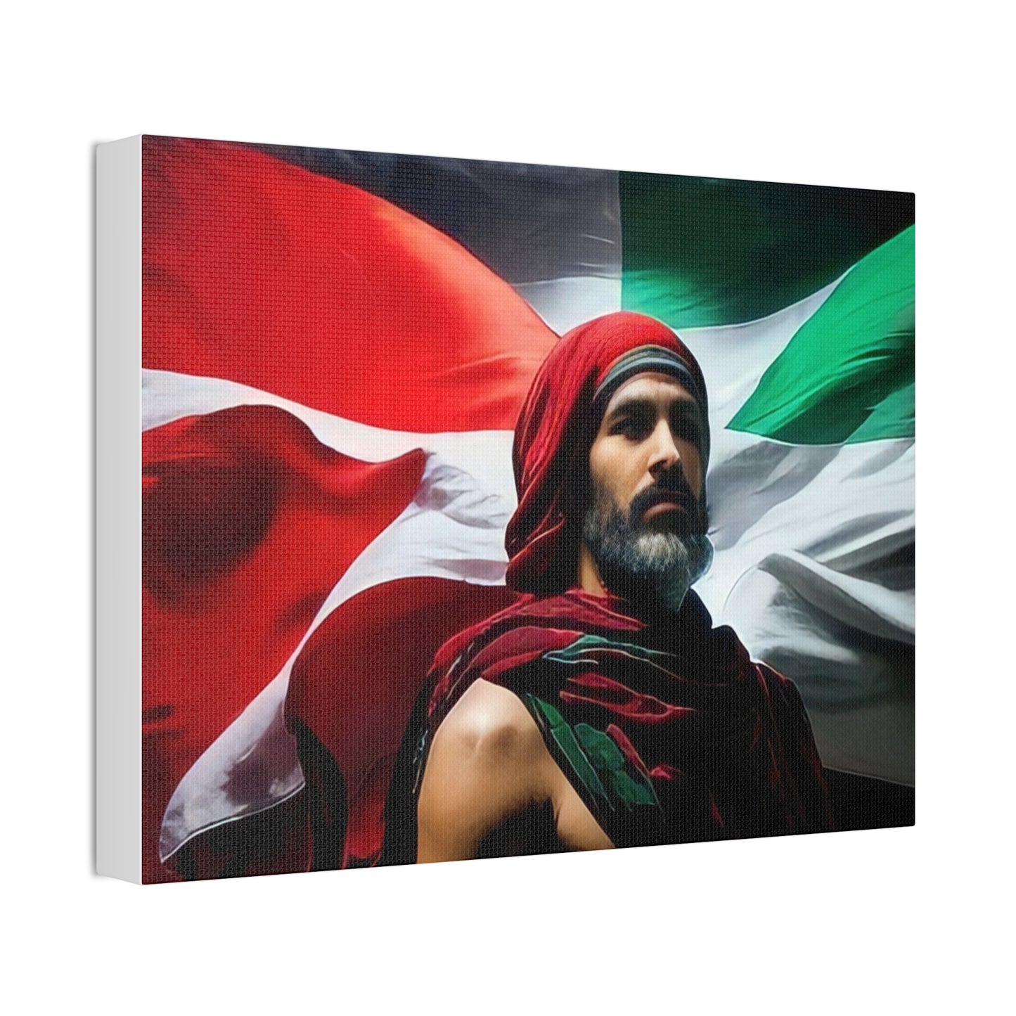 Palestine Man Canvas