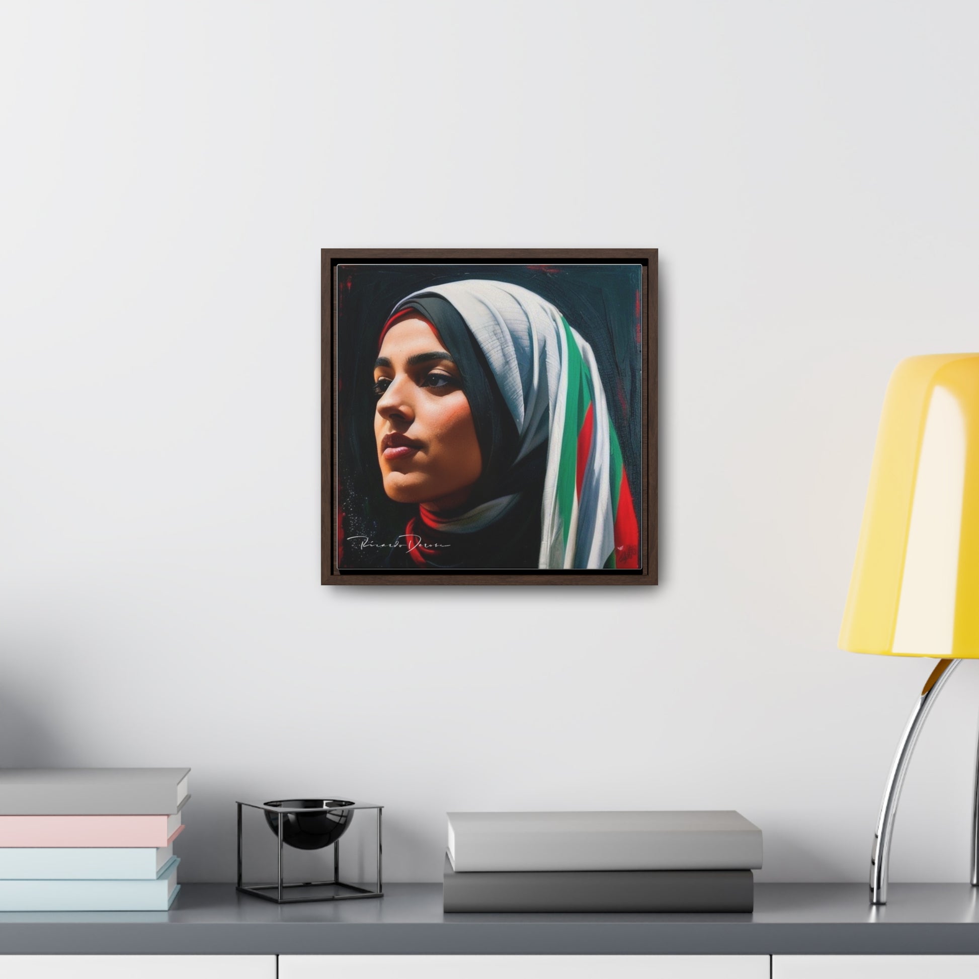 Free Palestine Gallery Canvas Wraps, Square Frame - Derose Entertainment 