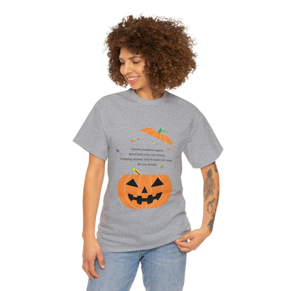 Halloween Jack o Lantern_Unisex Heavy Cotton Tee - Derose Entertainment 