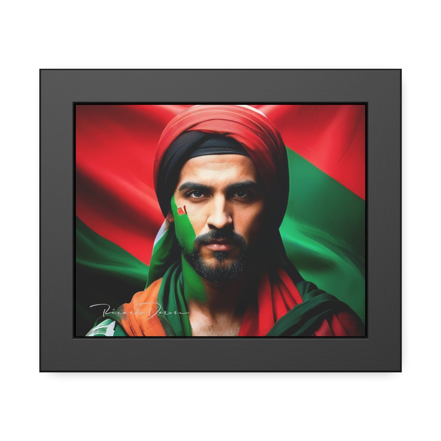 Palestine Man Framed Poster