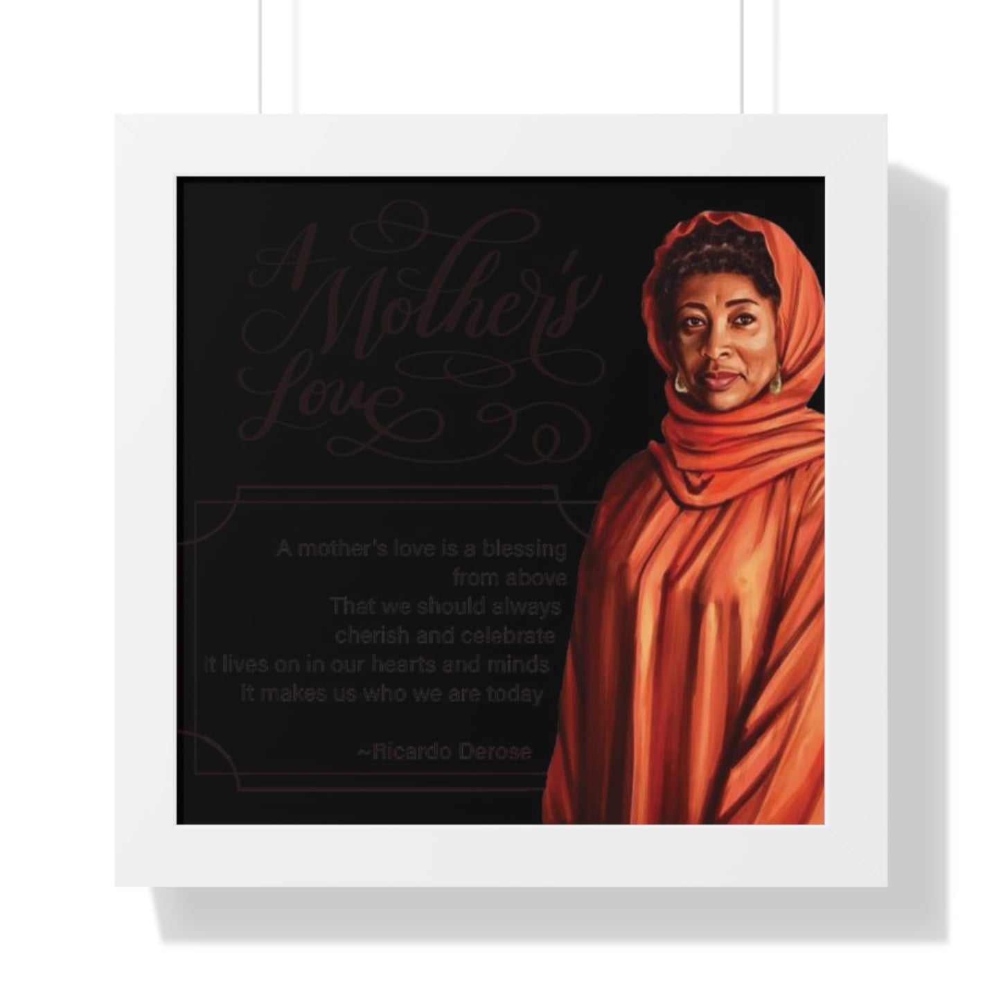 A Mother's Love- Framed Vertical Poster