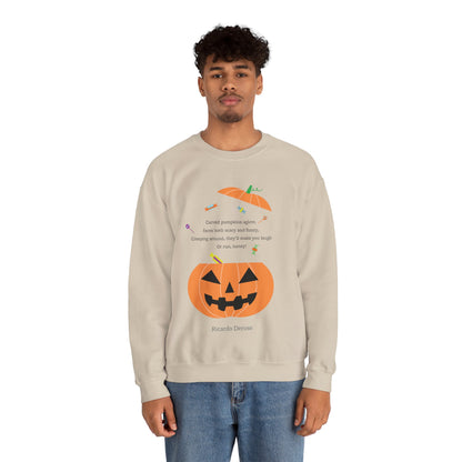 Halloween Jack o Lantern_Unisex Heavy Blend™ Crewneck Sweatshirt