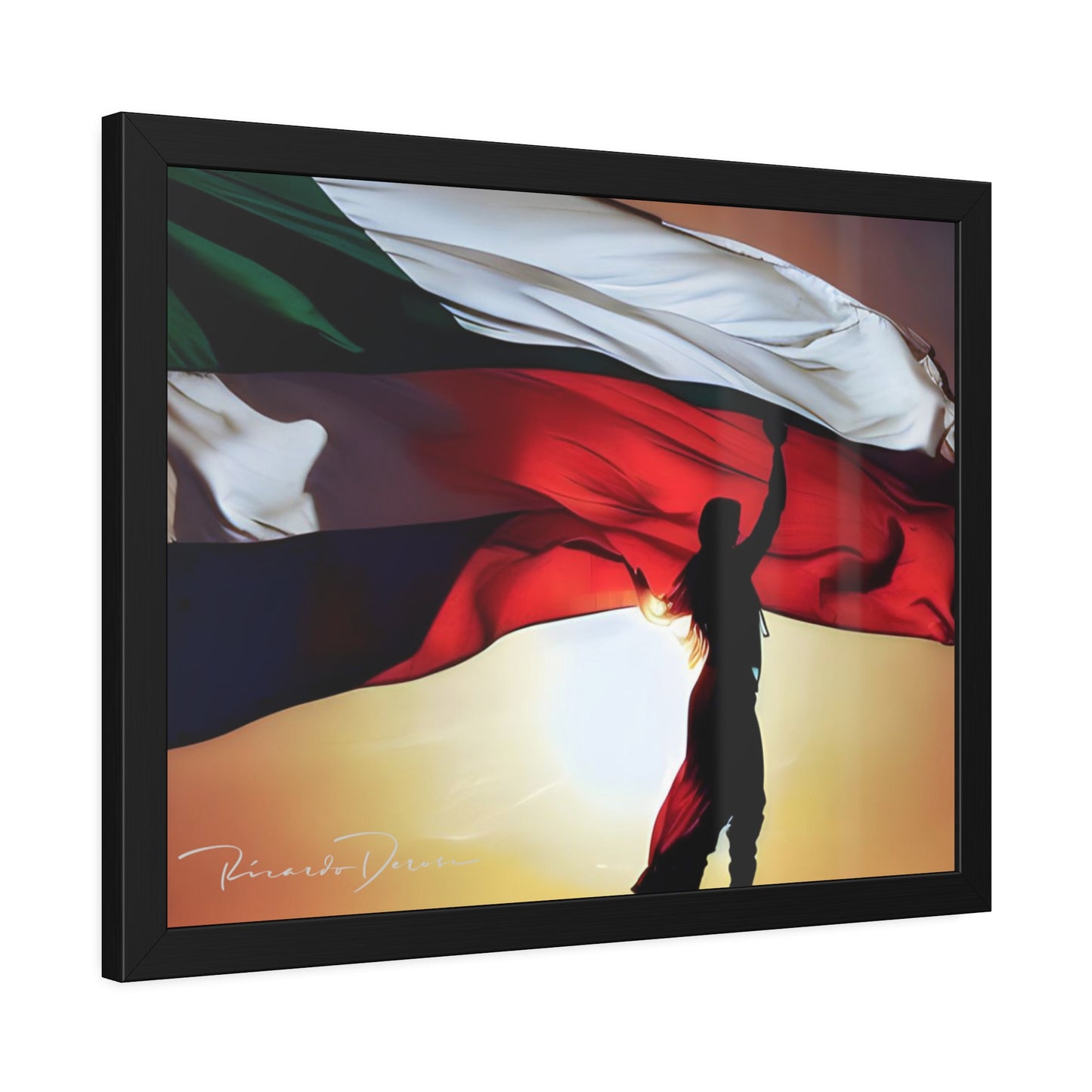 Palestine Flag Framed Poster