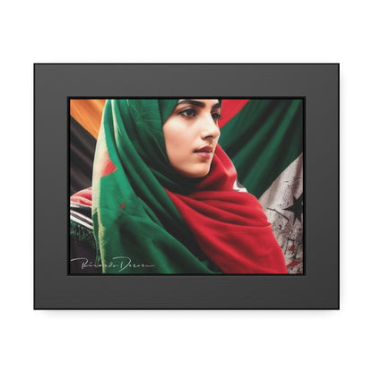 Palestine Girl Framed Poster