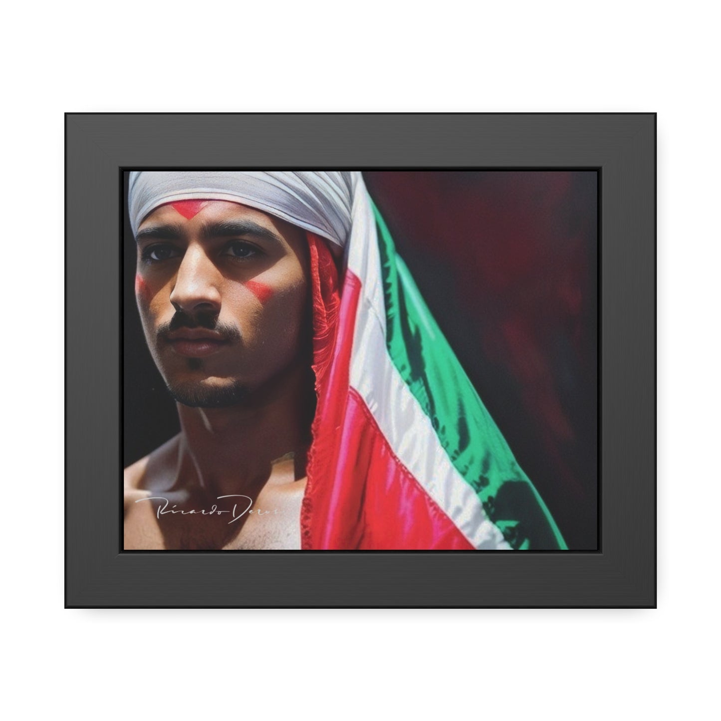 Palestine Man Framed Poster