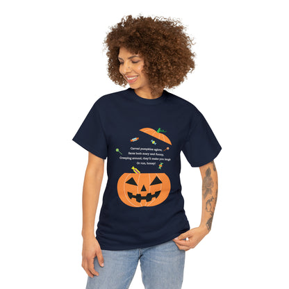 Halloween Jack o Lantern_Unisex Heavy Cotton Tee - Derose Entertainment 