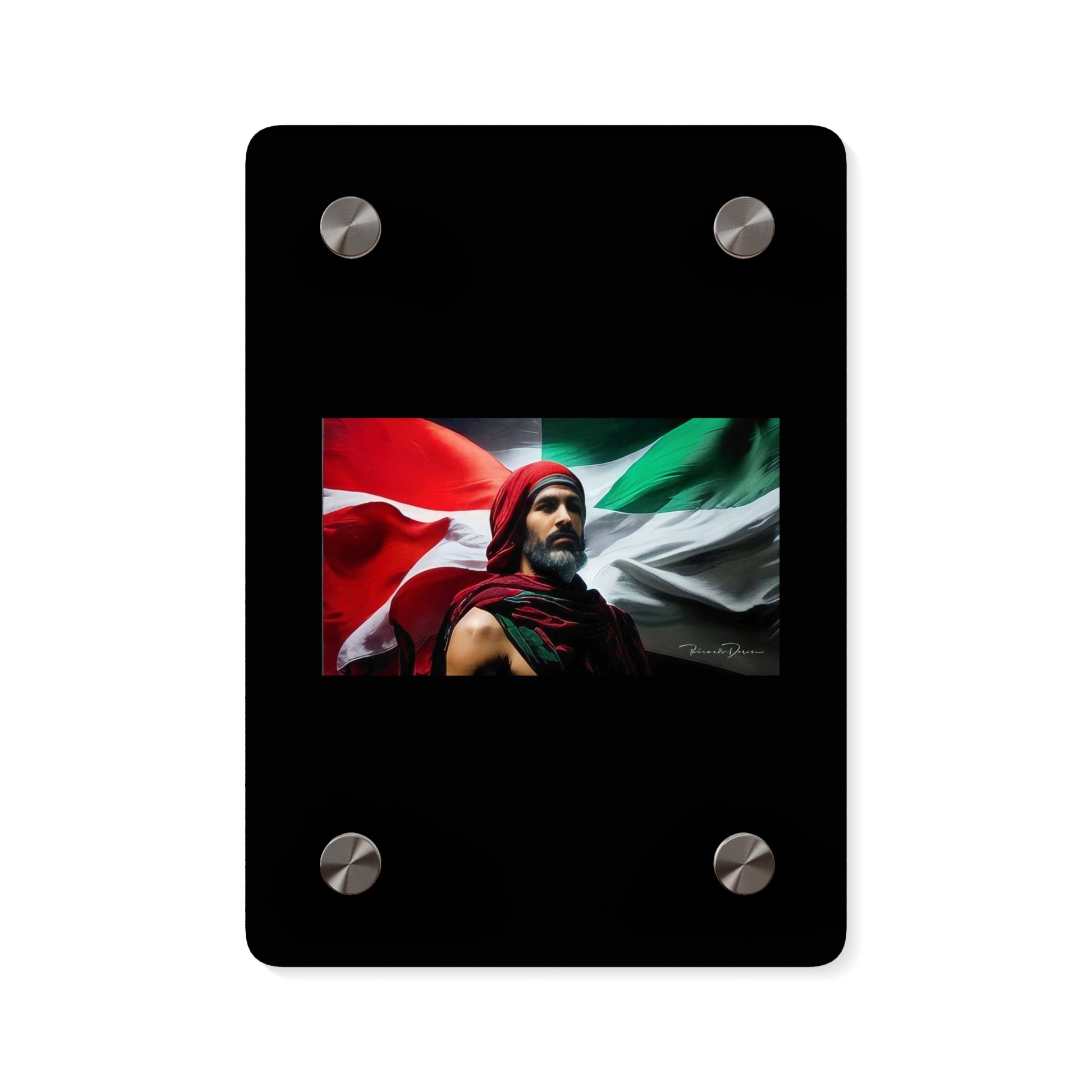 Free Palestine Acrylic Glass Art - Derose Entertainment 