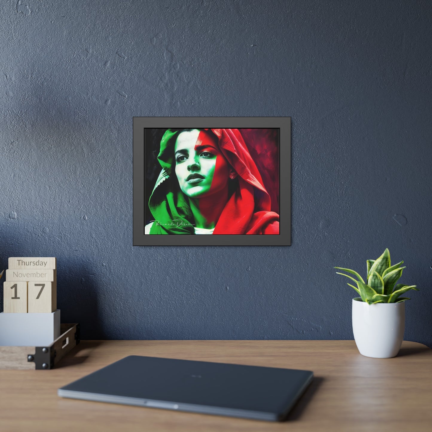 Palestine Girl Framed Poster