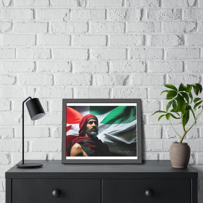 Framed Free Palestine Paper Posters