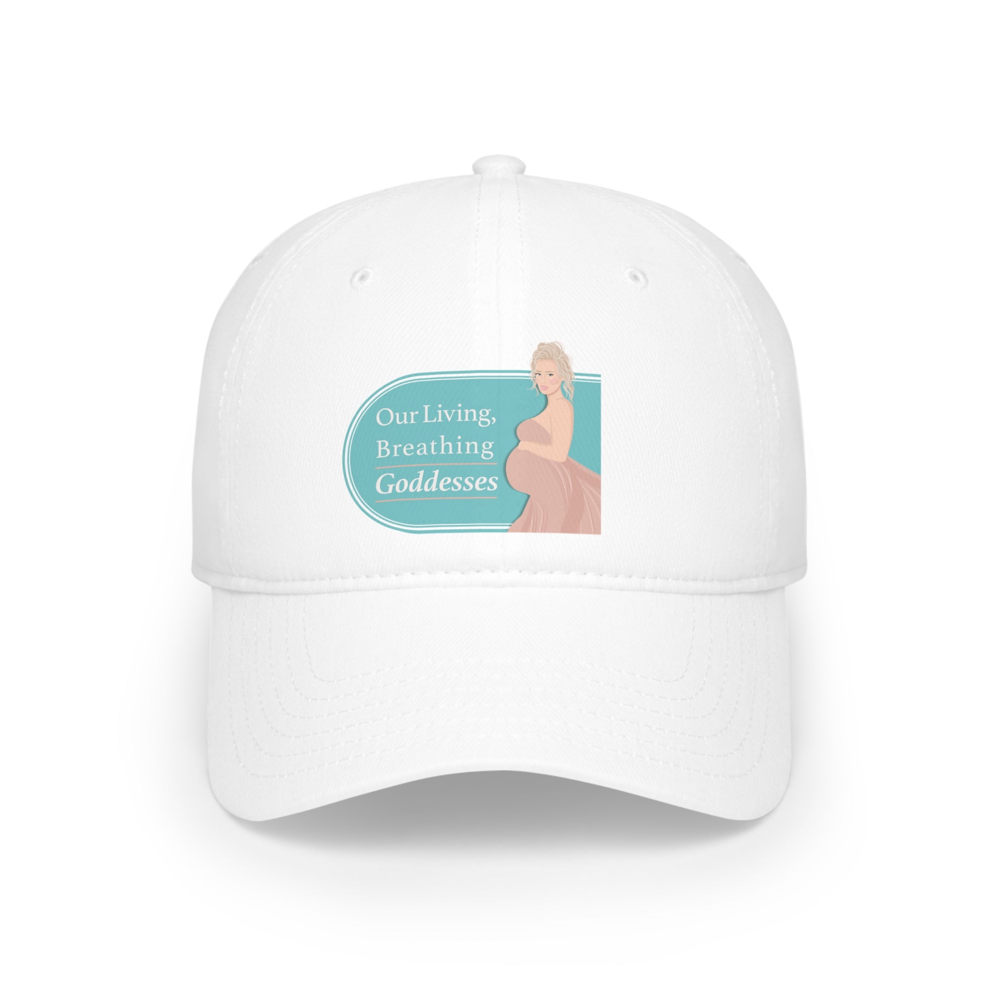 Our Living, Breathing Goddess_Low Profile Baseball Cap