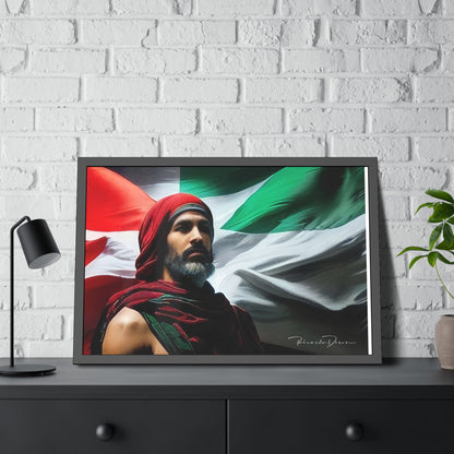 Framed Free Palestine Paper Posters