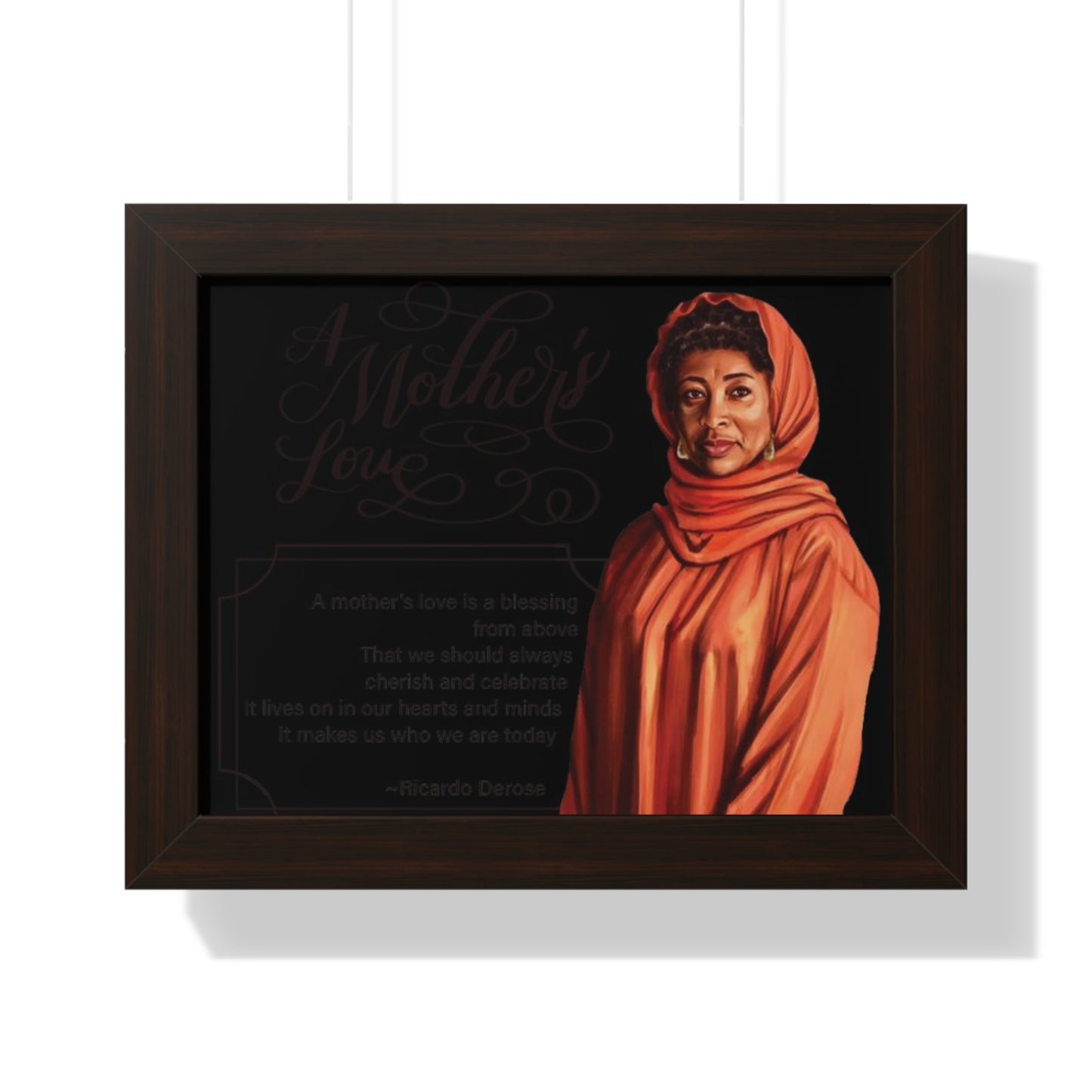 A Mother's Love - Framed Horizontal Poster