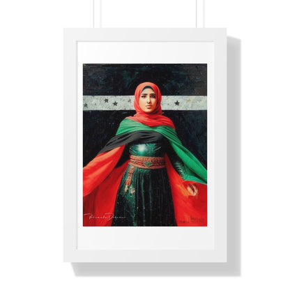 Framed Palestine Vertical Poster - Derose Entertainment 