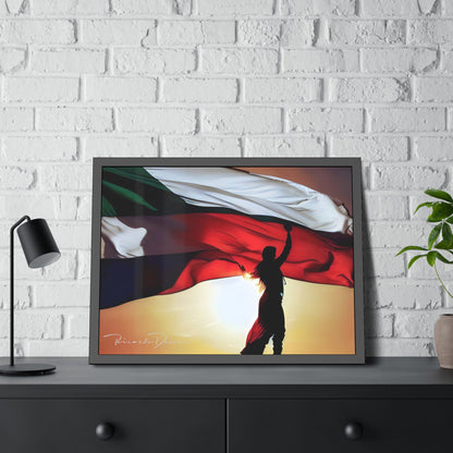 Palestine Flag Framed Poster