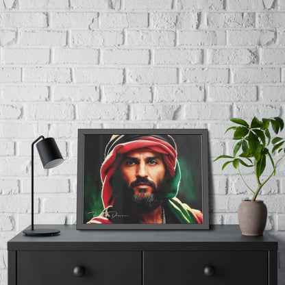 Palestine Man Framed Poster