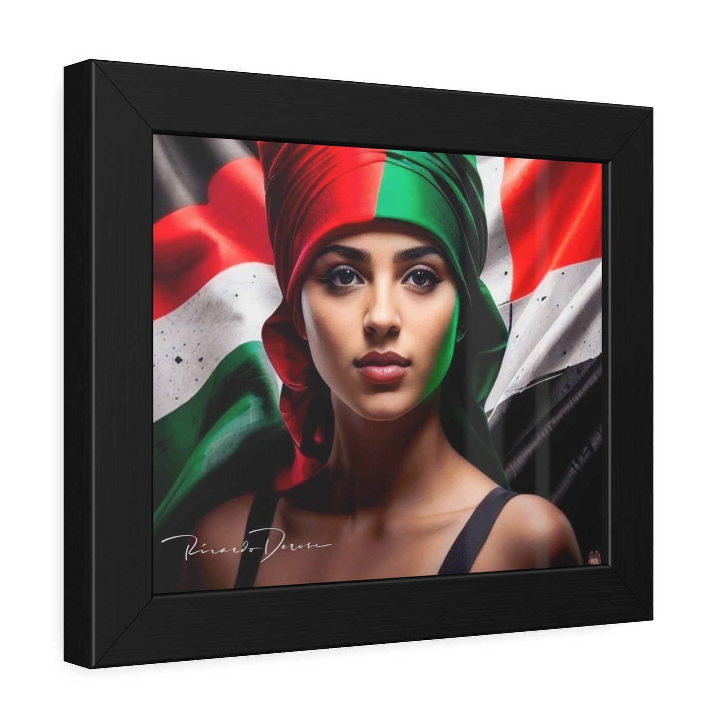 Palestine Girl Framed Poster