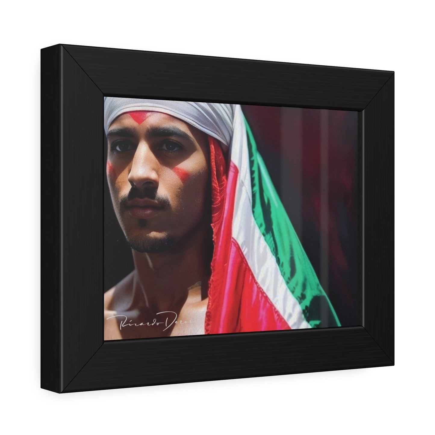 Palestine Man Framed Poster