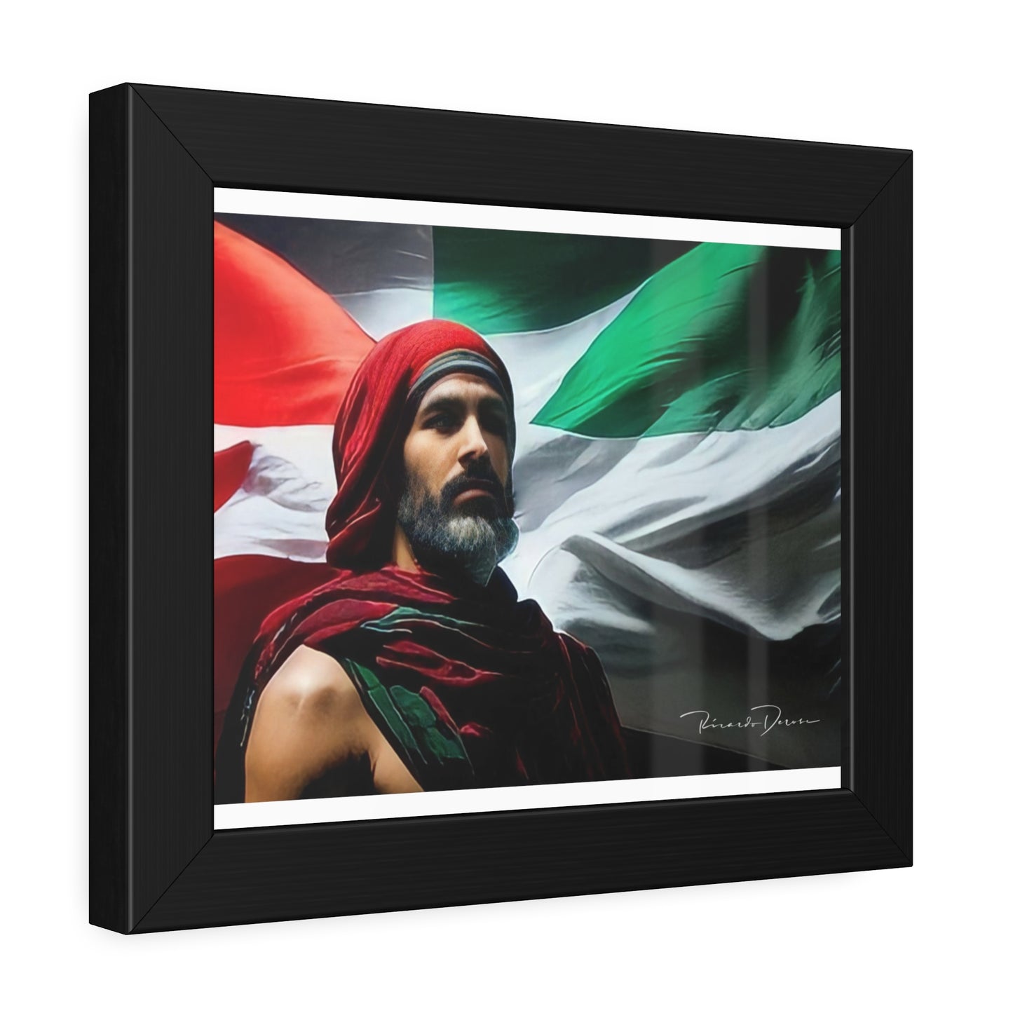 Framed Free Palestine Paper Posters