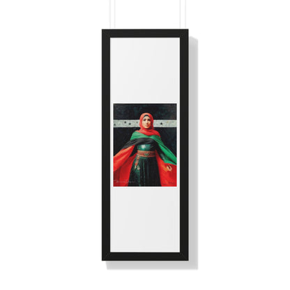 Framed Palestine Vertical Poster - Derose Entertainment 