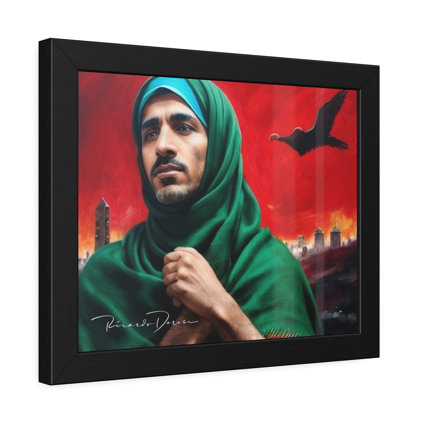 Palestine Man Framed Poster