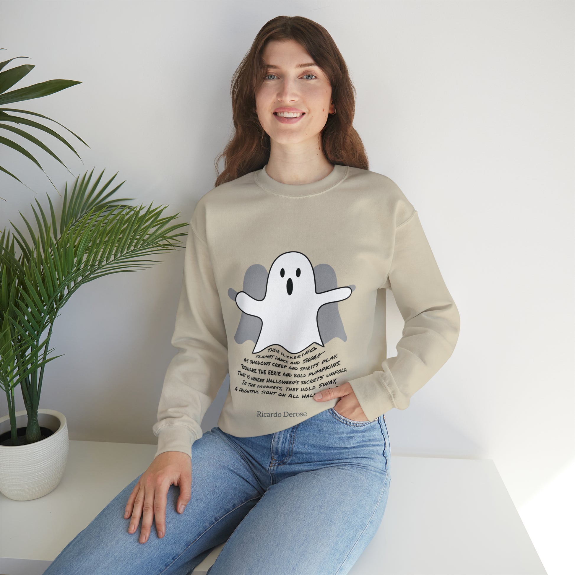 Halloween Secret_Unisex Heavy Blend™ Crewneck Sweatshirt - Derose Entertainment 