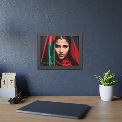 Palestine Girl Framed Poster