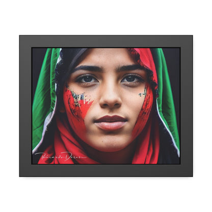 Palestine Girl Framed Poster