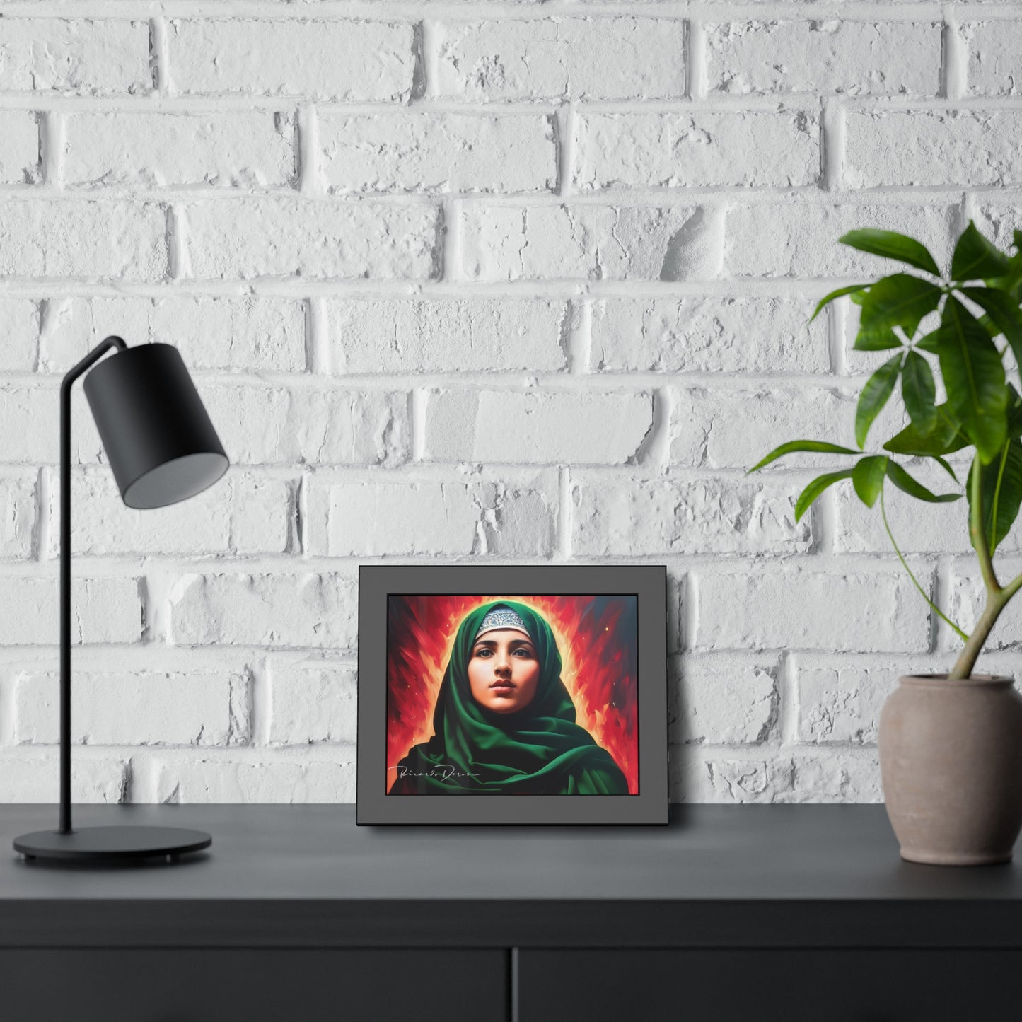 Palestine Girl Framed Poster