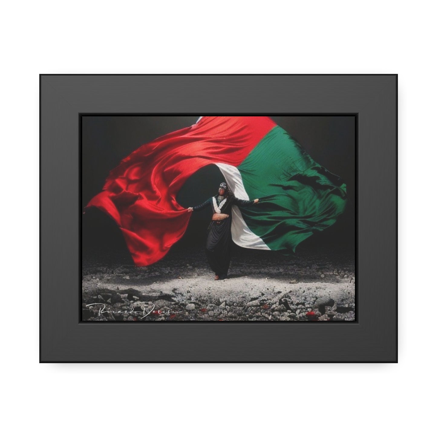 Palestine Flag Framed Poster