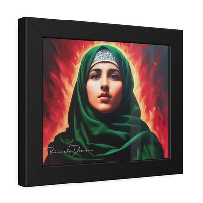 Palestine Girl Framed Poster