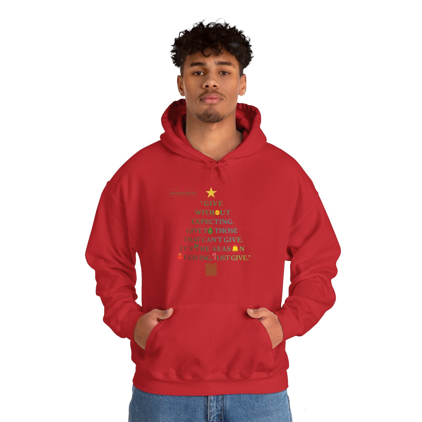 Give Without Expecting_form A Christmas Story_Unisex Heavy Blend™ Hooded Sweatshirt