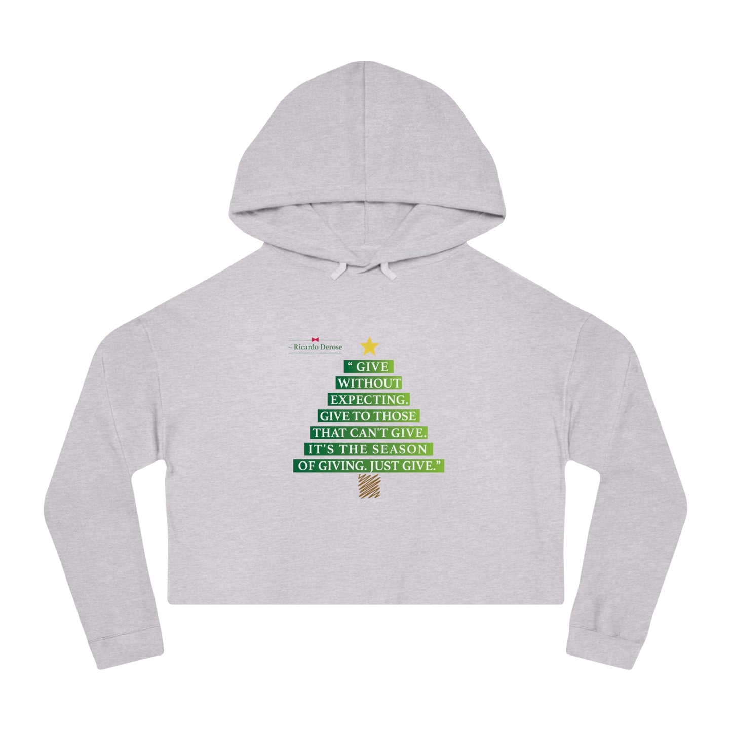 A Christmas Story - Women’s Cropped Hooded Sweatshirt