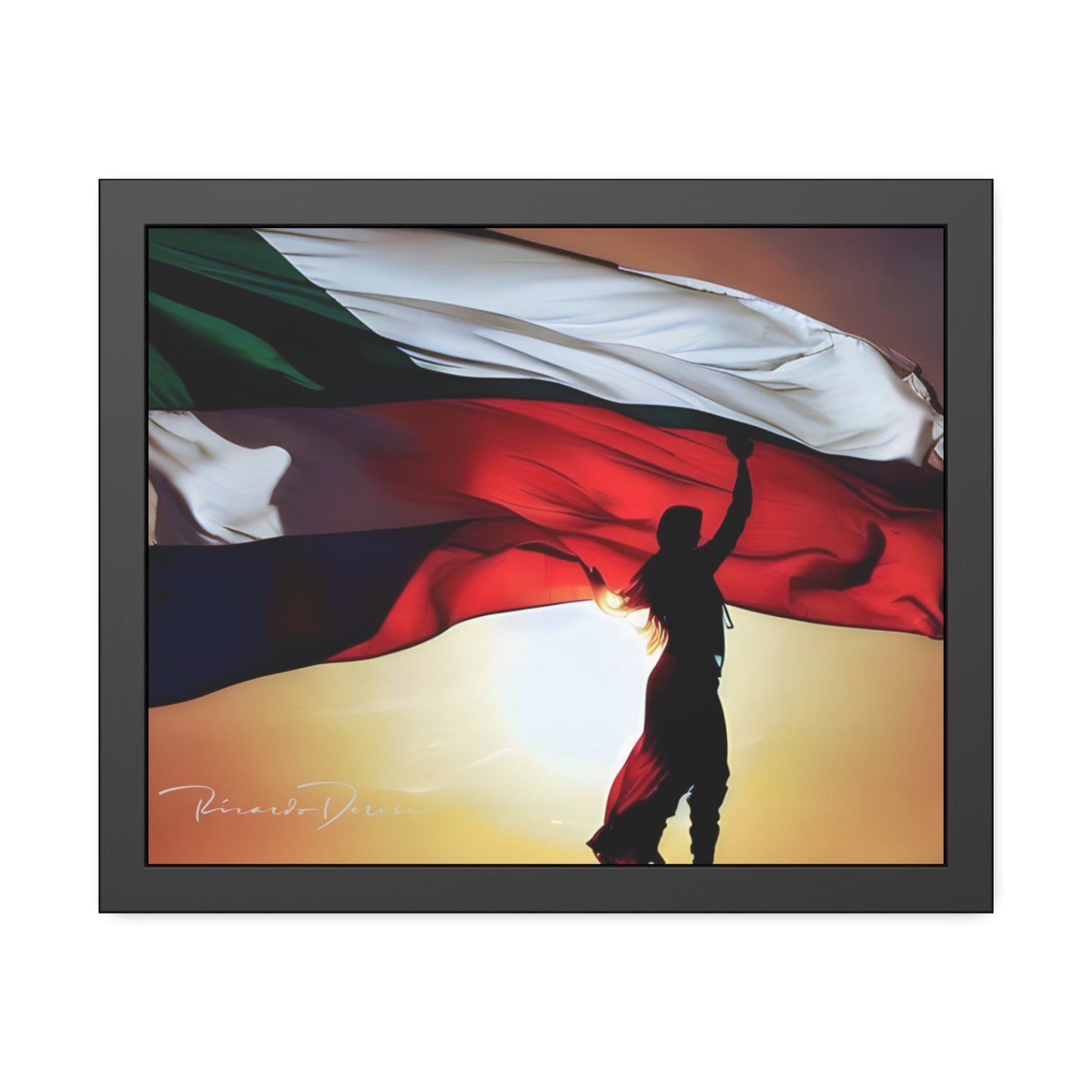 Palestine Flag Framed Poster