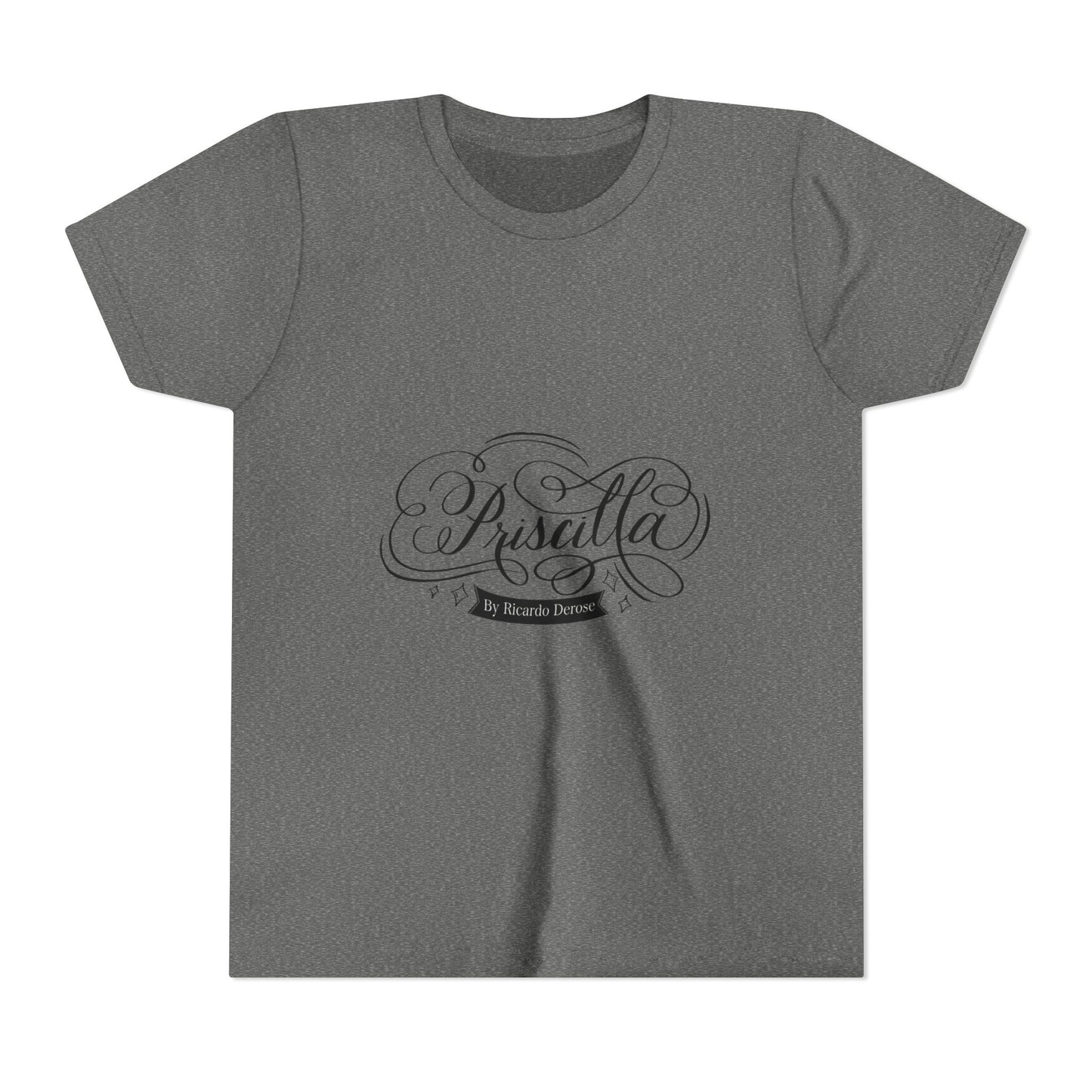 Personalized Priscilla Youth Short Sleeve Tee - Stylish & Comfortable Kids' T-Shirt