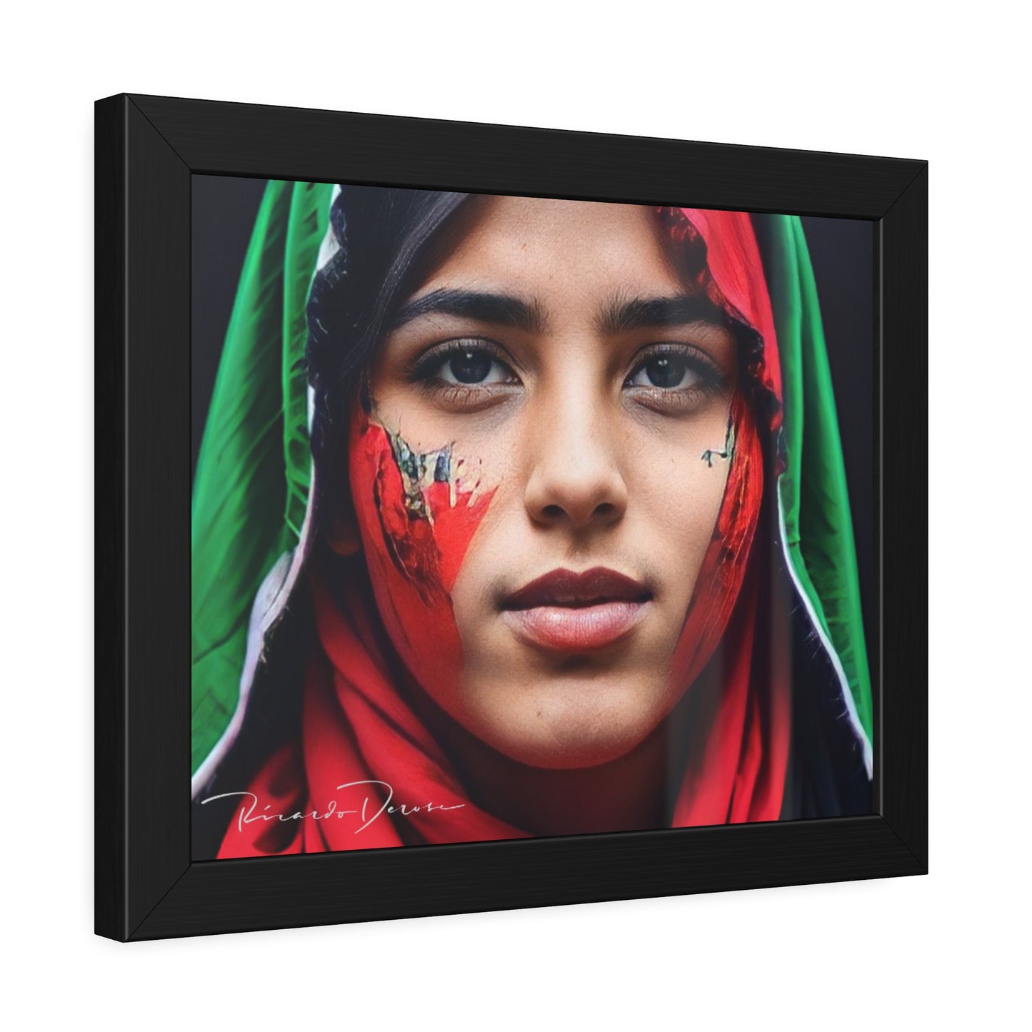 Palestine Girl Framed Poster