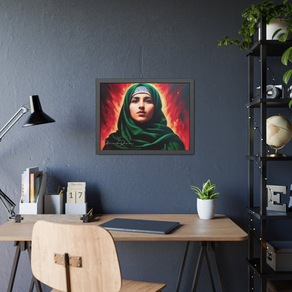 Palestine Girl Framed Poster